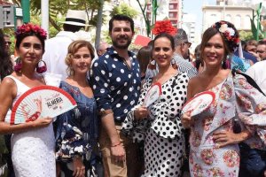 Sus trajes  son grandes protagonistas de la Feria.