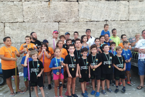 Los participantes en un torneo histórico.