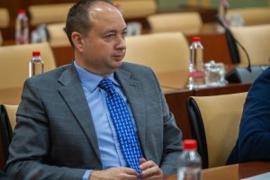 Ramón Herrera, en el Parlamento andaluz.
