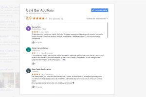 Captura de pantalla de algunas de las respuestas ofrecidas a los clientes.
