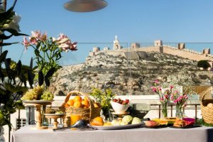 Desayunos del Hotel Aire.