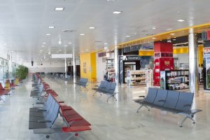 Instalaciones del aeropuerto de Almería.