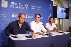 Abelardo Campra dando detalles de la prueba.