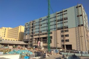 Imagen de archivo de las obras del Hospital Materno Infantil.