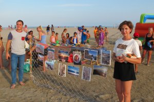 Los concejales de Asuntos Sociales y de Seguridad Ciudadana durante la actividad.