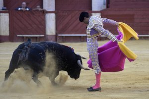 Paco Ureña, durante su paso por la Feria Taurina de Almería el pasado 18 de agosto.