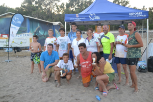 Protagonistas del tenis playa.