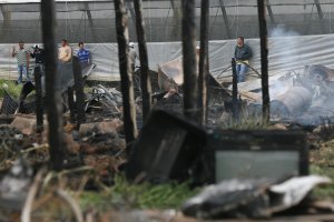 Asentamiento ilegal en la zona de San Agustín, en El Ejido, en una imagen de 2011.