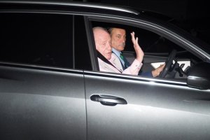 El Rey Juan Carlos llega a la Clínica Quirón.