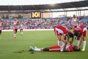 Imagen del primer partido de la temporada.