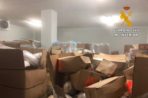 Imágenes de la intervención realizada por la Guardia Civil.