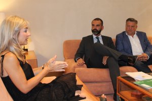 Patricia del Pozo, Ramón Fernández-Pacheco y Diego Cruz.