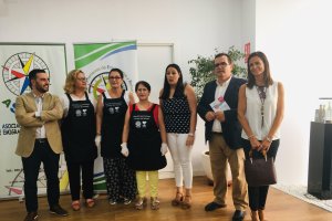 La Asociación Almeriense de Emigrantes y Retornados junto al concejal Carlos Sánchez y el diputado Jesús Rodríguez