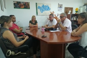 Encuentro entre emprendedores y delegados.