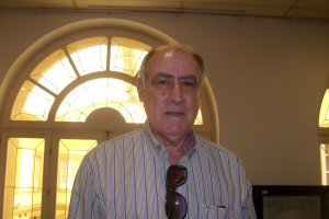 Martín Doblado imparte clases de fútbol.