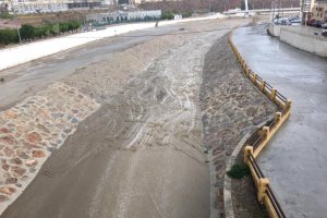 Una tromba de agua ha sacudido Albox.