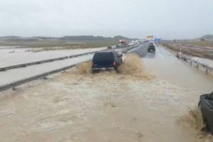 Imagen de la A-31 a su paso por Almansa. / Redes Sociales