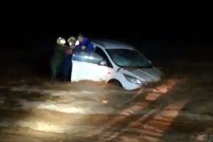 Rescate de una persona en Huércal-Overa.