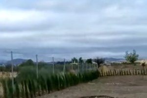 Terreno  del refugio tras el paso de ‘DANA’.