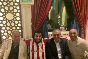 La foto de la úlitma Cumbre de Turki Al-Sheikh con entrenadores.