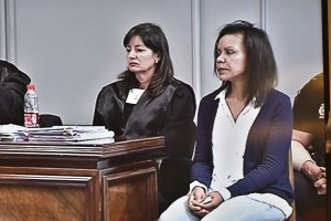 Ana Julia Quezada, durante la sesión de este martes.