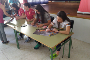Clases de ilusión por los colegios de Almería.