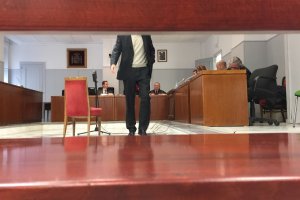 Imagen de archivo de un juicio en la Audiencia Provincial de Almería.