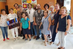 La Junta Directiva de Asalsido recibió a la formación musical almeriense Nixon.