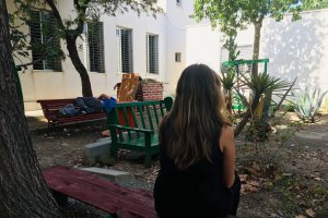 Sara, una de las usuarias del Centro Municipal de Acogida