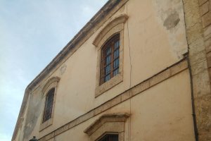 Muro en el que se pretende abrir una puerta en la iglesia de San Juan