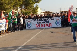 Concentración de hace un año en El Acebuche.