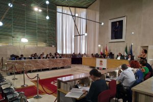 Sesión plenaria del Ayuntamiento de Almería