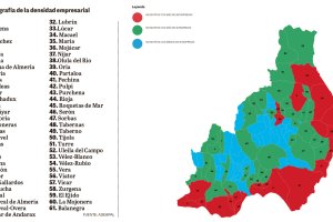 Radiografía de la densidad empresarial en la provincia