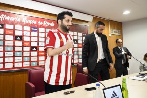 Turki Al-Sheikh nada más finalizar la rueda de prensa.