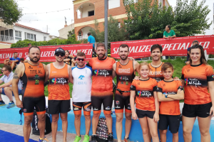 El equipo ejidense tras la competición.
