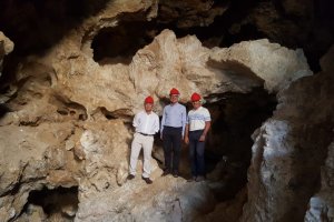 La mina romana de Arboleas está siendo objeto de trabajos para convertirla en un museo.