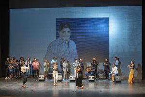 Emotivo fin de fiesta en el homenaje al flamenco almeriense Fermín Fernández.