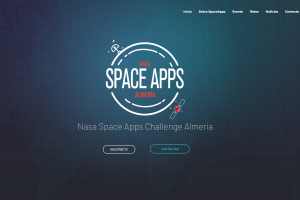 Captura de pantalla de la web del evento