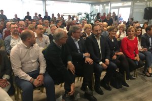 Acto de José Luis Ábalos en Almería el pasado mes de abril.
