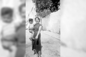 Tapia que existía en la calle Jesús de Perceval, en  la parte trasera del convento de los Franciscanos.