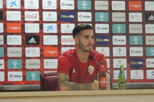 Lazo, este martes, en la sala de prensa del Mediterráneo.