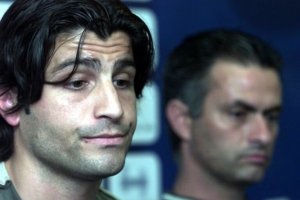 Pedro Emanuel y José Mourinho en el año 2004.