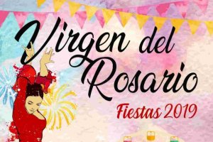 Cartel de las fiestas a la Virgen del Rosario 2019
