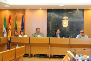Francisco Góngora durante la sesión plenaria ordinaria celebrada el pasado lunes en El Ejido.