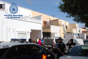 Imagen de la detención, en su domicilio, de J.S.S.