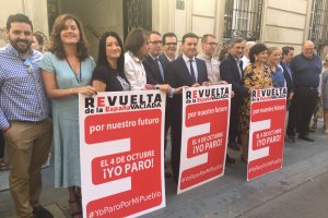 Paro en la Diputación.