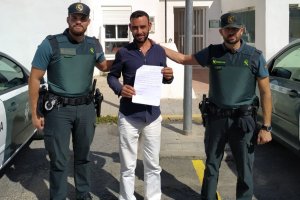 Imagen difundida por la Guardia Civil.