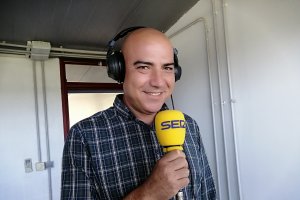 Miguel Compán, en el Carrusel Deportivo de la Cadena SER.