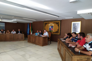 Pleno para la adjudicación del agua celebrado este miércoles.