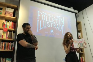 Buba Viedma y Mar Abad, hablando sobre su nuevo proyecto.